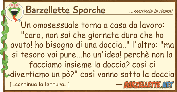 Barzellette Sporche omosessuale torna casa lavoro: "