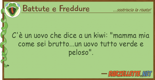 Battute e Freddure c'è uovo dice kiwi: "mamma