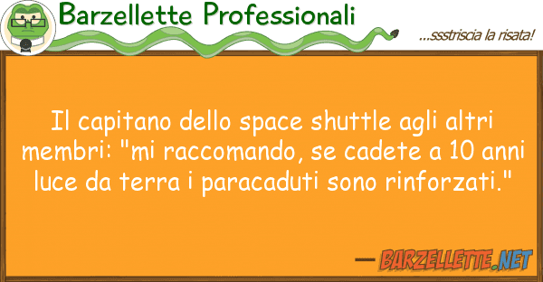 Barzellette Professionali capitano space shuttle alt