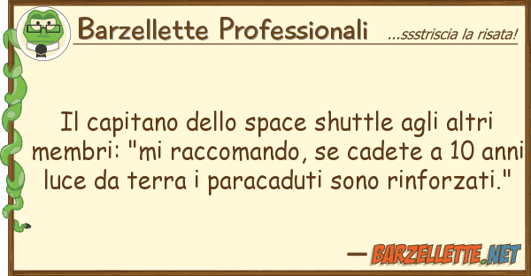 Barzellette Professionali capitano space shuttle alt