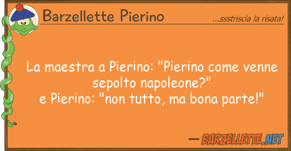 Barzellette Pierino maestra pierino: "pierino venn