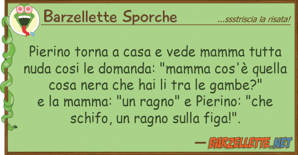 Barzellette Sporche pierino torna casa vede mamma tutta