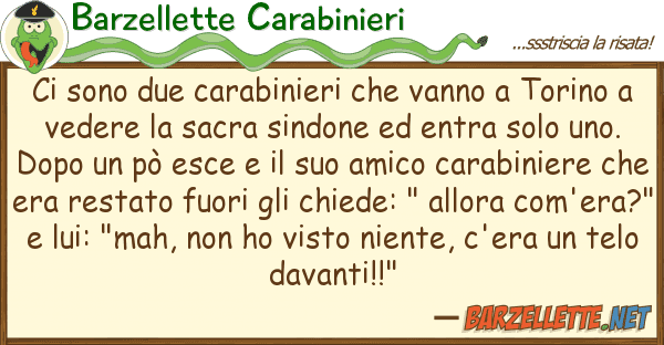 Barzellette Carabinieri sono due carabinieri vanno tori