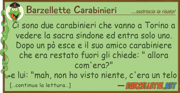 Barzellette Carabinieri sono due carabinieri vanno tori