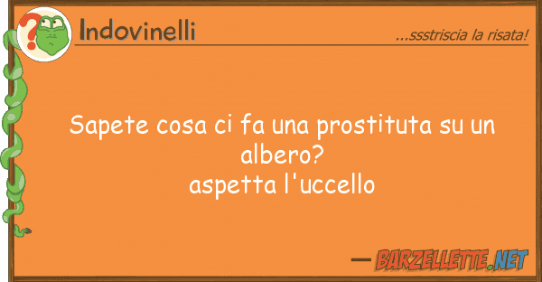 Indovinelli sapete cosa fa prostituta