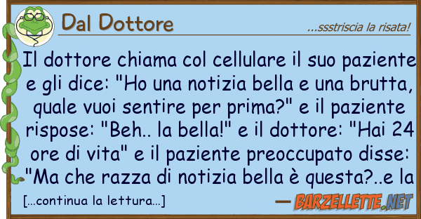 Dal Dottore dottore chiama cellulare p