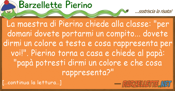 Barzellette Pierino maestra pierino chiede classe