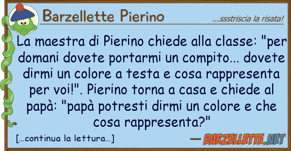 Barzellette Pierino maestra pierino chiede classe
