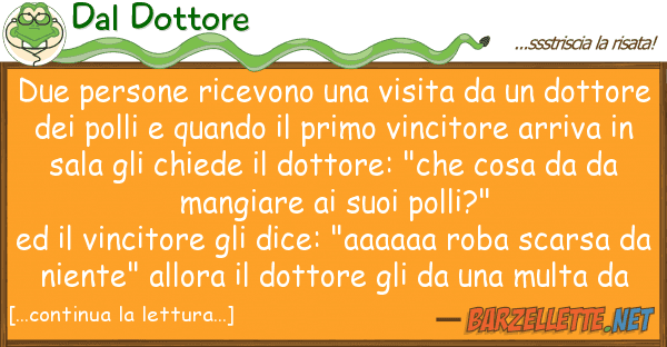 Dal Dottore due persone ricevono visita do