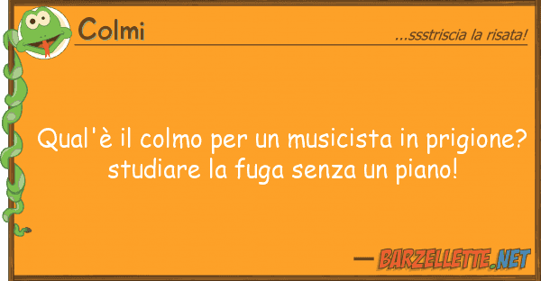 Colmi qual'è colmo musicista pri