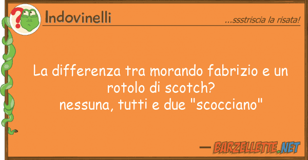 Indovinelli differenza morando fabrizio