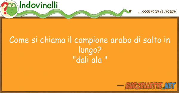 Indovinelli chiama campione arabo salt