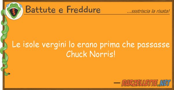 Battute e Freddure isole vergini erano prima pass