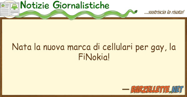 Notizie Giornalistiche nata nuova marca cellulari gay
