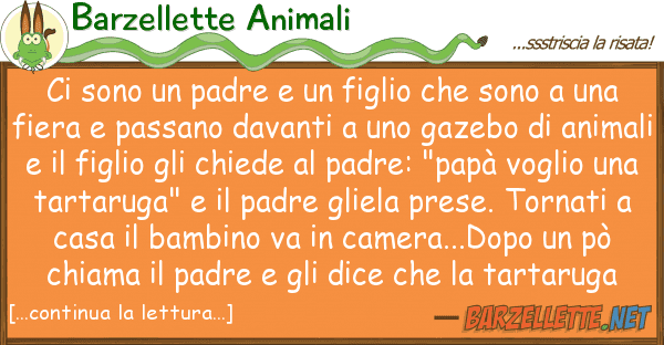 Barzellette Animali sono padre figlio sono