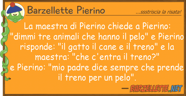 Barzellette Pierino maestra pierino chiede pierino: