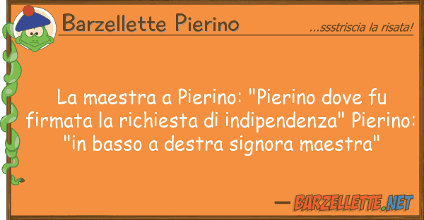 Barzellette Pierino maestra pierino: "pierino fu f