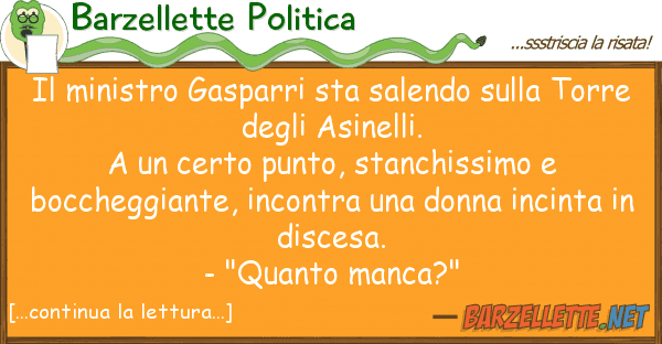Barzellette Politica ministro gasparri sta salendo t