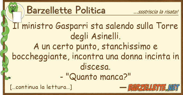 Barzellette Politica ministro gasparri sta salendo t