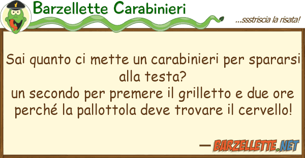 Barzellette Carabinieri sai mette carabinieri s