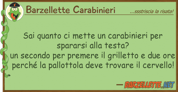Barzellette Carabinieri sai mette carabinieri s