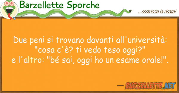 Barzellette Sporche due peni trovano davanti all'universi
