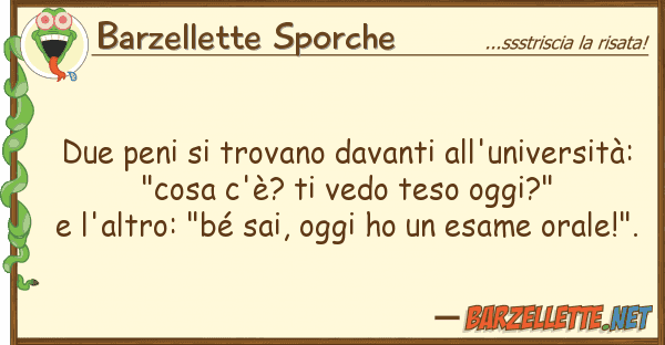 Barzellette Sporche due peni trovano davanti all'universi