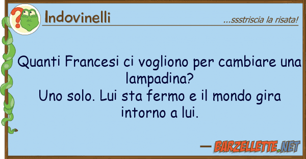 Indovinelli francesi vogliono cambiare