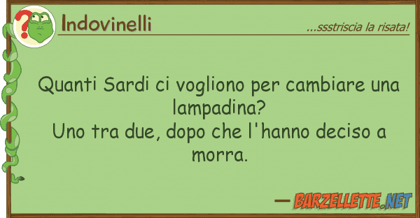 Indovinelli sardi vogliono cambiare