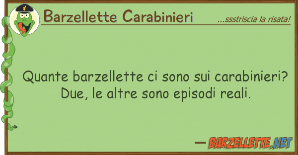 Barzellette Carabinieri barzellette sono carabinie