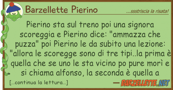 Barzellette Pierino pierino sta treno poi signora sc