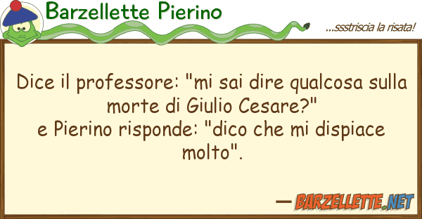 Barzellette Pierino dice professore: "mi sai dire qualcos