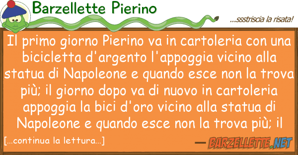 Barzellette Pierino primo giorno pierino va cartoleria