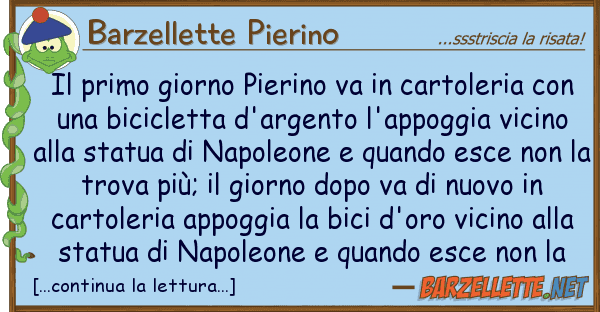 Barzellette Pierino primo giorno pierino va cartoleria