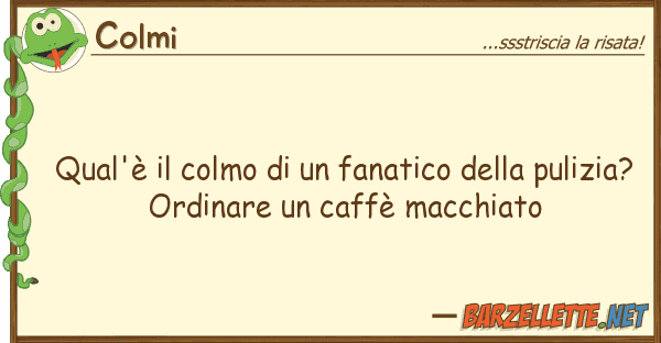 Colmi qual'è colmo fanatico pu