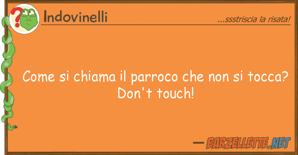 Indovinelli chiama parroco toc