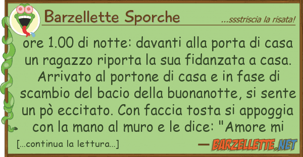 Barzellette Sporche ore 1.00 notte: davanti porta