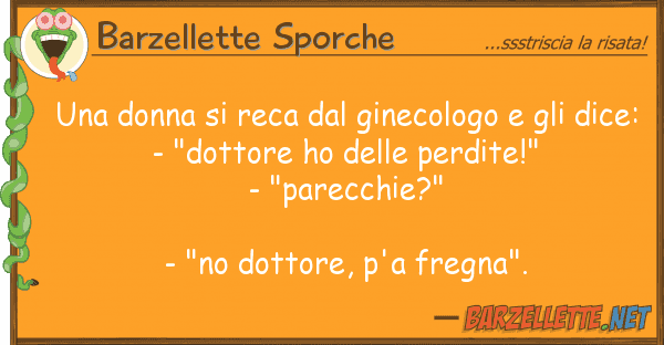 Barzellette Sporche donna reca ginecologo d