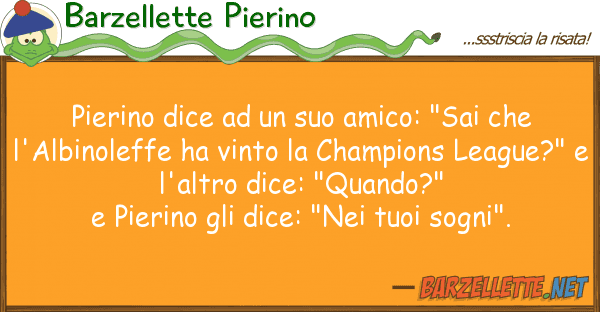 Barzellette Pierino pierino dice amico: "sai