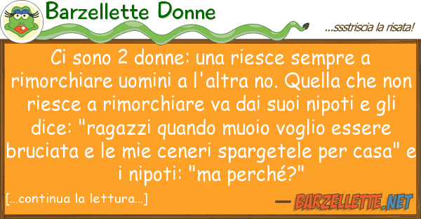 Barzellette Donne sono 2 donne: riesce sempre rim