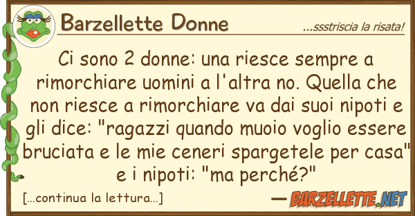 Barzellette Donne sono 2 donne: riesce sempre rim