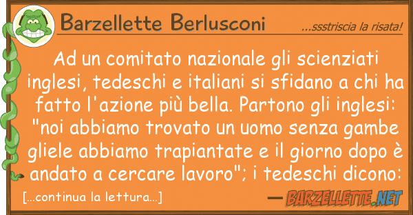 Barzellette Berlusconi comitato nazionale scienziati