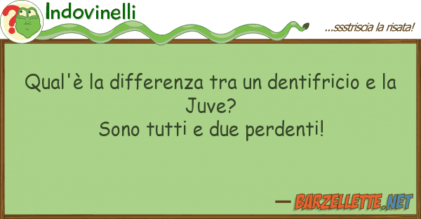 Indovinelli qual'è differenza dentifricio