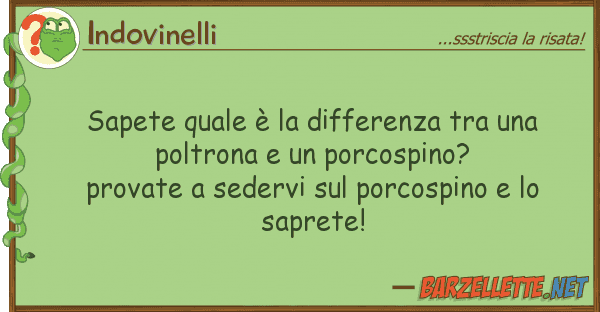 Indovinelli sapete è differenza po