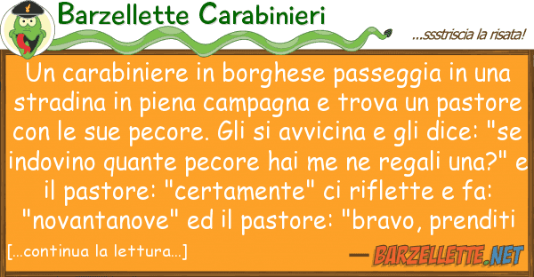 Barzellette Carabinieri carabiniere borghese passeggia