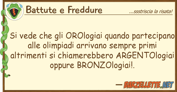 Battute e Freddure vede orologiai quando parteci