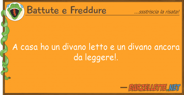 Battute e Freddure casa ho divano letto divano