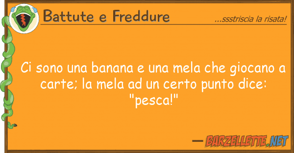 Battute e Freddure sono banana mela giocan
