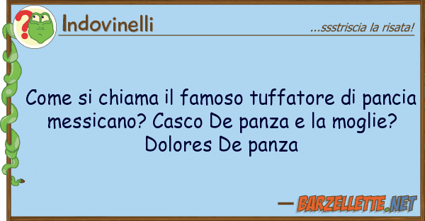 Indovinelli chiama famoso tuffatore pa