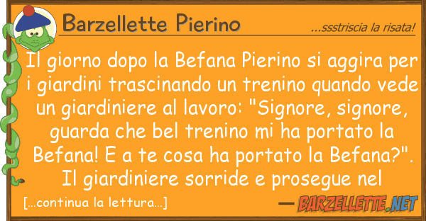Barzellette Pierino giorno dopo befana pierino aggi